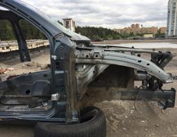 Крыло переднее правое четверть для VW Touareg 1 (2002-2007)  запчасти бу