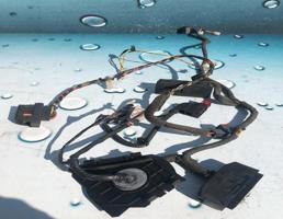 Проводка двери передней левой  для Opel Vectra C (2002-2008)  запчасти бу